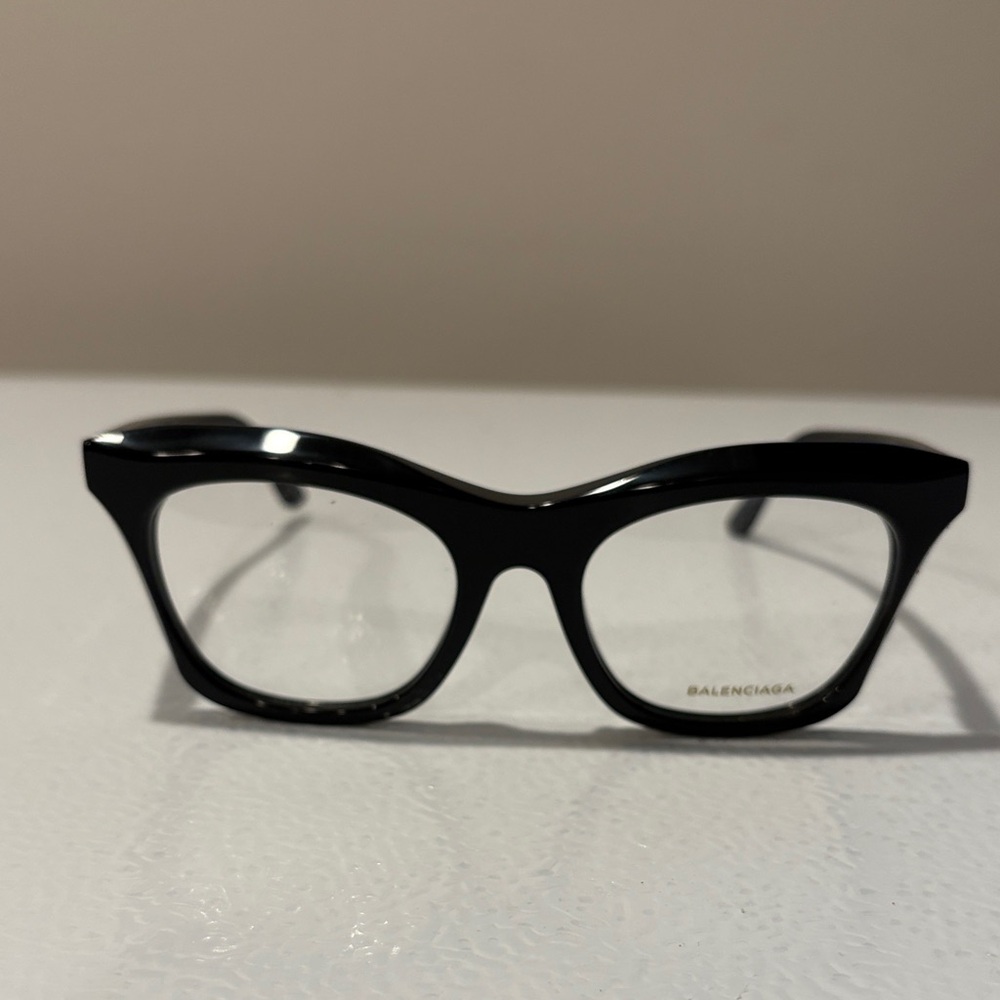 NWOT Balenciaga  Black Women's Semi Cat Eye Eyeglasses